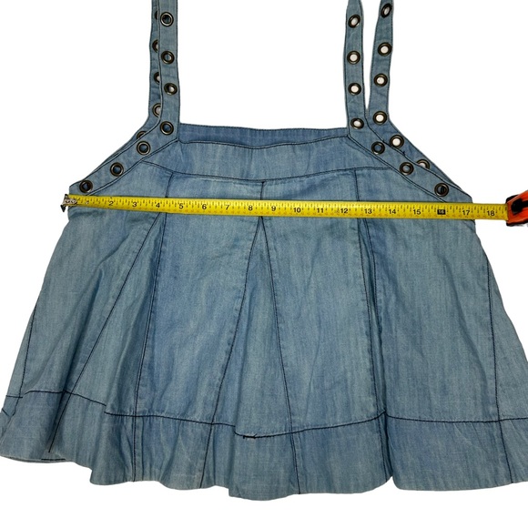 NWT Free People Zinnia Swing Tank blue - Picture 6 of 16